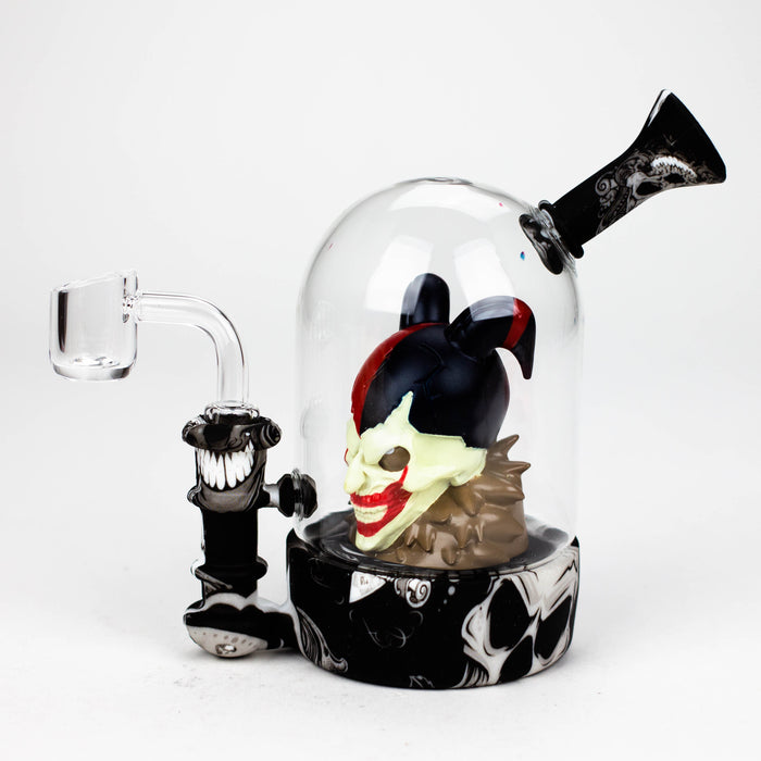 6'' Waterwheel water pipe-Clown [H194H]