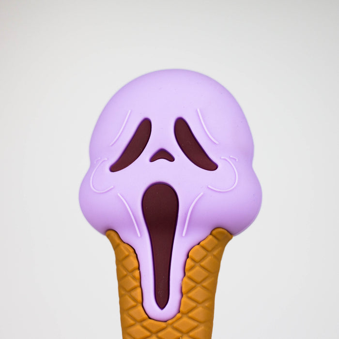 3.5" Skull ice cream hand pipe-Assorted [H299] Silicone Pipe YHS Smoke
