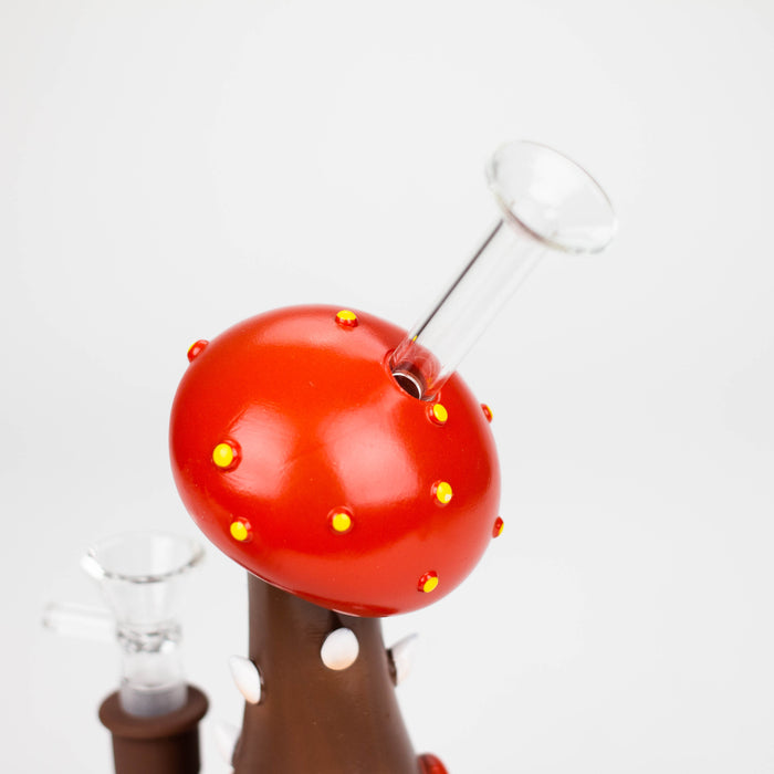 7" Epoxy mushroom water pipe-Assorted [H328] Resin · Silicone · Plastic Bong YHS Smoke
