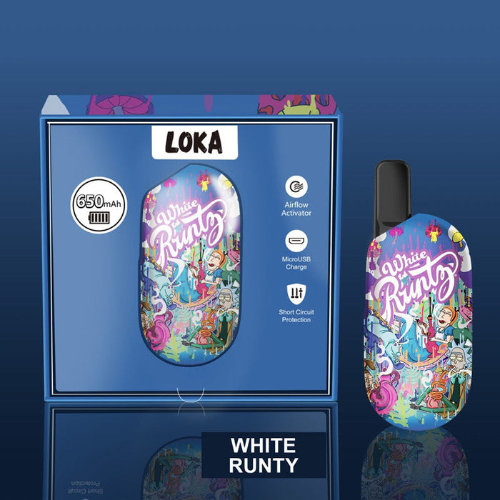 Loka | 510 Vape Cartridge Vape Devices Smoke & Vape Distributor White Runty