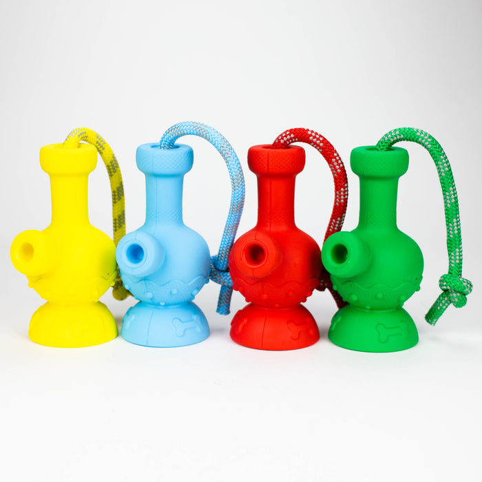 PUFF PALZ | Tug & Toke rubber dog toy For Pet BG Sales