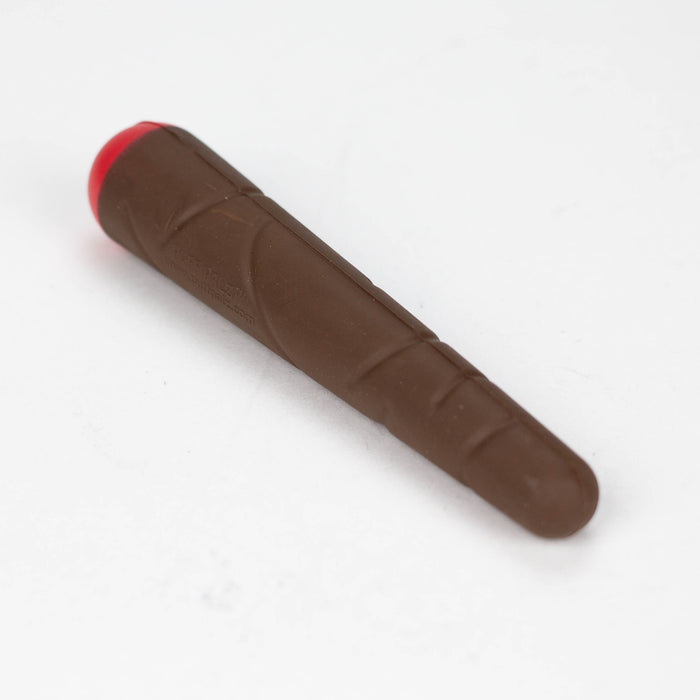 PUFF PALZ | Doggie Doob rubber dog toy For Pet Smoking Cat Distribution Brown