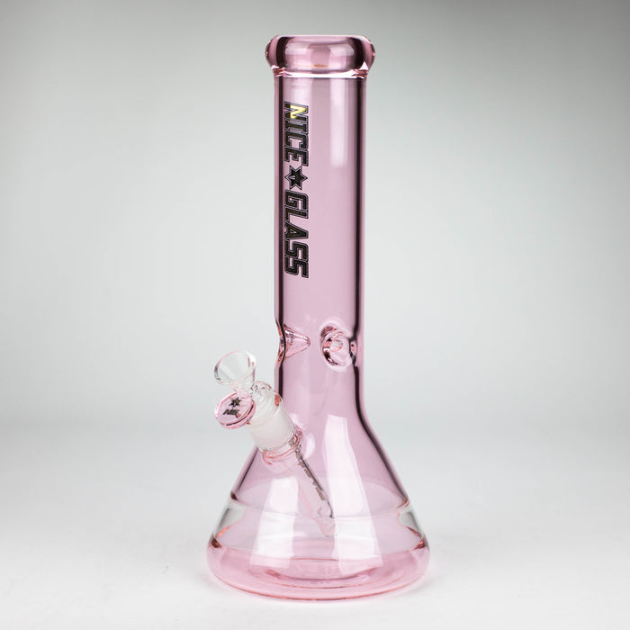 NG-12 inch 5mm Full Color Beaker [240A-CL] Glass Bong High-End Brands Glass PINK
