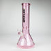 NG-12 inch 5mm Full Color Beaker [240A-CL] Glass Bong High-End Brands Glass PINK