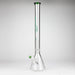 GENIE | 22" 9 mm Beaker Glass Bong [GE1003] Glass Bong ONE Green