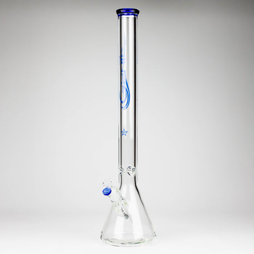 GENIE | 22" 9 mm Beaker Glass Bong [GE1003] Glass Bong ONE Blue