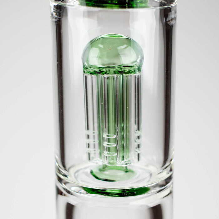 GENIE | 24" 9mm Triple Percolator Beaker Glass Bong [GB1907] Glass Bong ONE