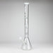 GENIE | 24" 9mm Triple Percolator Beaker Glass Bong [GB1907] Glass Bong ONE White