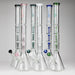 GENIE | 24" 9mm Triple Percolator Beaker Glass Bong [GB1907] Glass Bong ONE