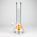 diamond | 14" Crypto Beaker Glass water Bong Glass Bong 420 Paradise Bitcoin - Smoke
