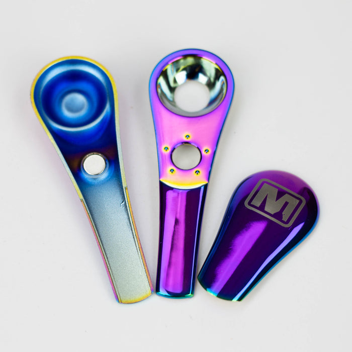 Marley | Magnetic Spoons 10ct flat of assorted Colours Metal Pipe Smoking Cat Distribution