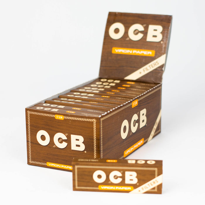 OCB | Virgin paper 1 1/4 with Filters ROLLING PAPER ONE