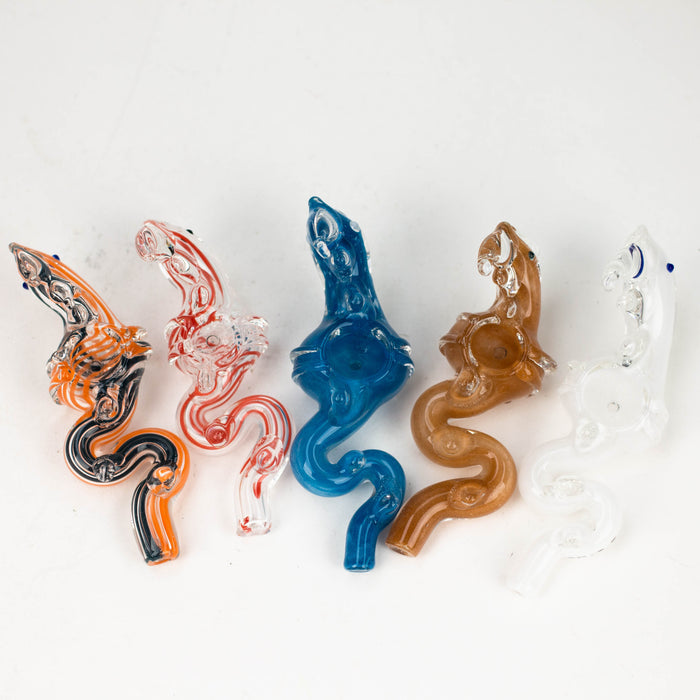 4.5" Dragon glass hand pipe Pack of 2 Glass Pipe ONE
