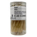 Kiteman | Unbleached Natural Rice Paper Cone -Medium Size -X40 Cones ROLLING PAPER Kiteman