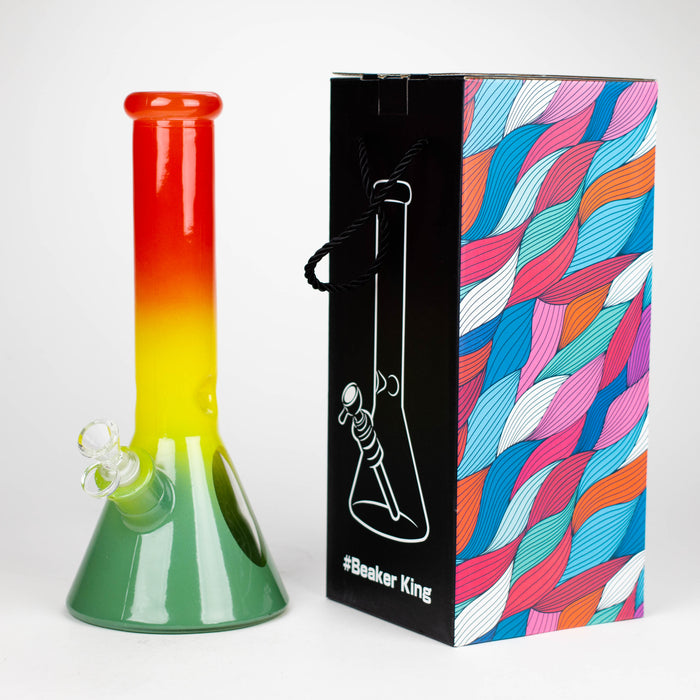 12.5" Soft glass 7mm beaker water bong [M12005] Glass Bong JJ Distribution
