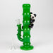 6.5" glass mini bong with a panda hanging on bamboo [XY-J17] Glass Rig JJ Distribution