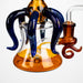 6.5" Squid Rig with diffuser [ABC-76] Glass Rig JJ Distribution