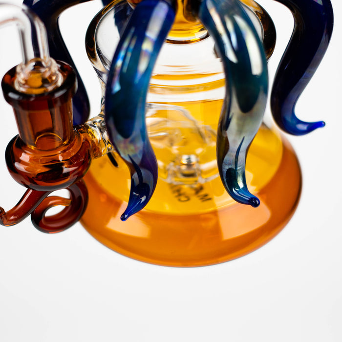 6.5" Squid Rig with diffuser [ABC-76] Glass Rig JJ Distribution