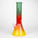 12.5" Soft glass 7mm beaker water bong [M12005] Glass Bong JJ Distribution Green