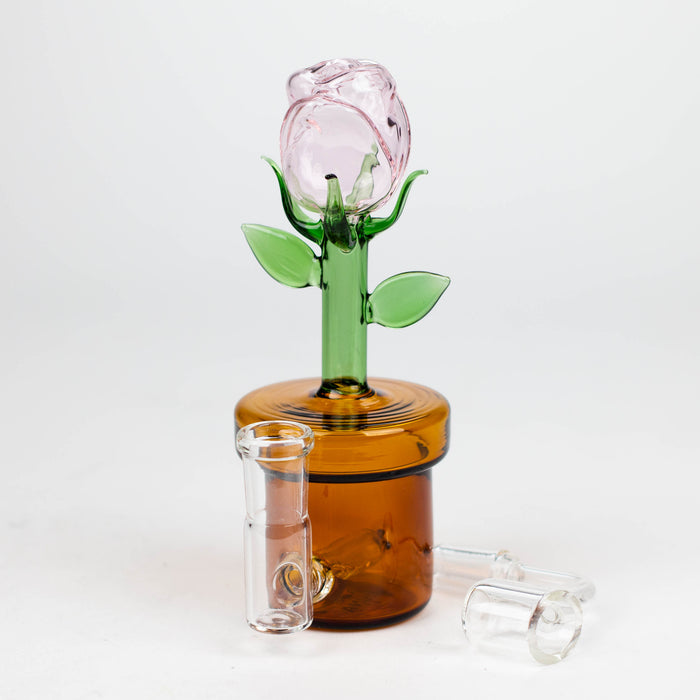 6" Rose Rig with diffuser [XY-J01] Glass Rig JJ Distribution