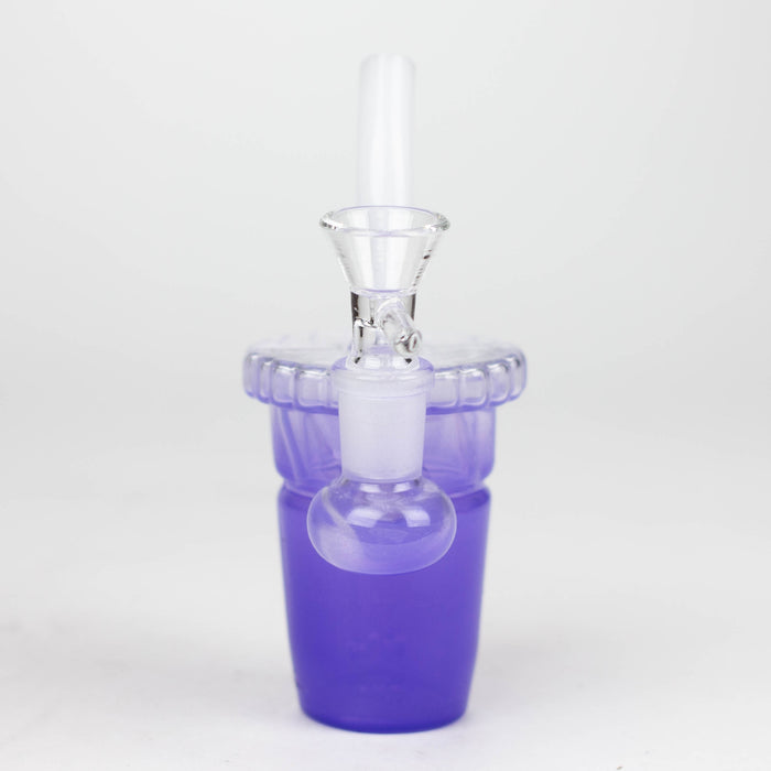 5.5" Cup water bong with Straw [XY-13x] Glass Bong JJ Distribution