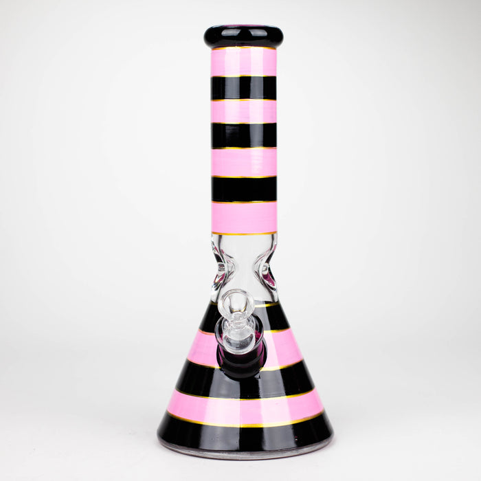 12.5" Soft glass 7mm beaker water bong [M12006A]