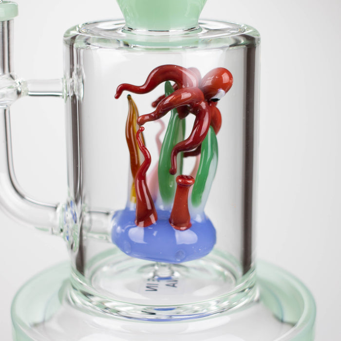 9" Octopus Rig with diffuser [XY-178] Glass Rig JJ Distribution