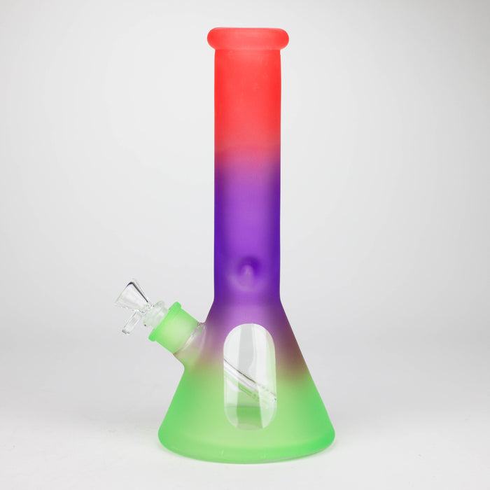 12.5" Soft glass 7mm beaker water bong [M12004] Glass Bong JJ Distribution