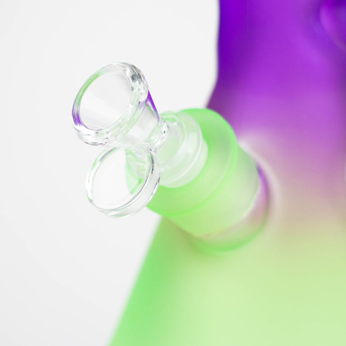 12.5" Soft glass 7mm beaker water bong [M12004] Glass Bong JJ Distribution