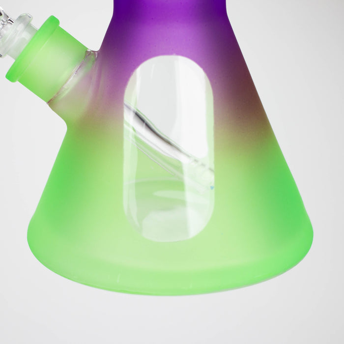 12.5" Soft glass 7mm beaker water bong [M12004] Glass Bong JJ Distribution