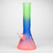 12.5" Soft glass 7mm beaker water bong [M12004] Glass Bong JJ Distribution Green