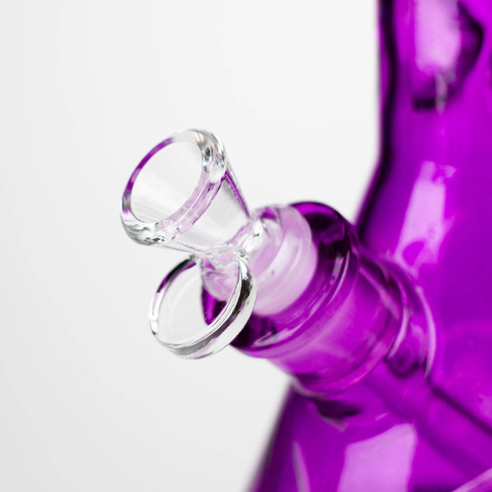 12.5" Soft glass 7mm beaker water bong [M12007A] Glass Bong JJ Distribution