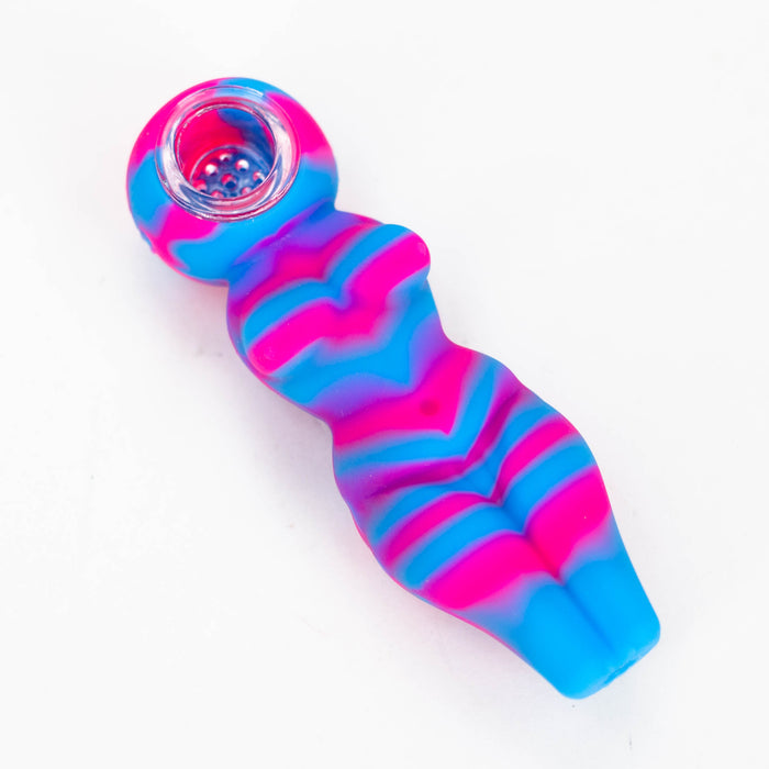 4" Sexy Silicone hand pipe