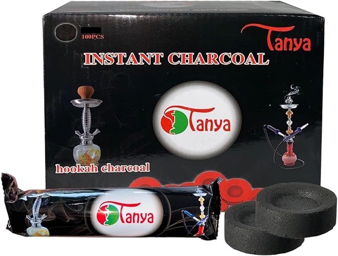 Tanya | Instant Hookah Coals (100 Pieces) Box Other Jatiimports LLC