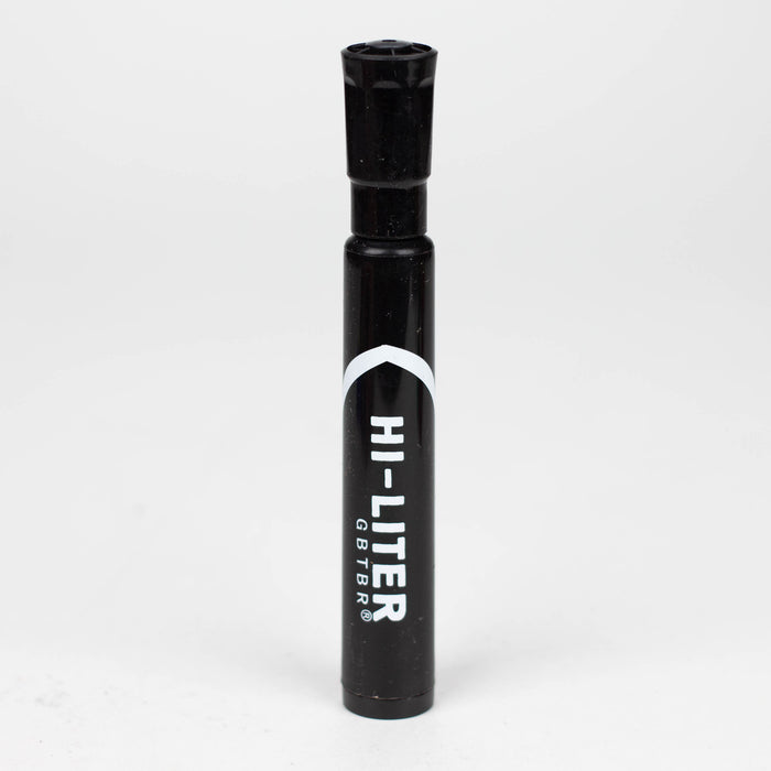5.2" Discreet Hi Liter Marker Shape Aluminum Smoking Pipe Pack of 10 [RT-16] Metal Pipe Canadian Distributor