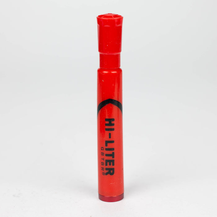 5.2" Discreet Hi Liter Marker Shape Aluminum Smoking Pipe Pack of 10 [RT-16] Metal Pipe Canadian Distributor