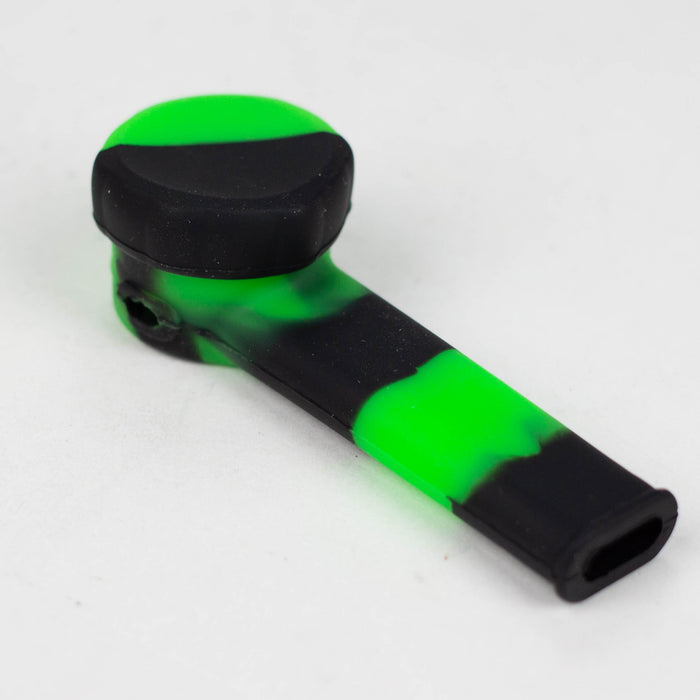 3.5" Silicone Pipe with Cover Jar of 60 [71-top01] Silicone Pipe Canadian Distributor