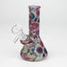 5" Glow in the dark mini silicone beaker water bong [71-Top08] Resin · Silicone · Plastic Bong Canadian Distributor Design B