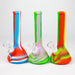 8" Tricolor silicone beaker water bong [71-Top13] Resin · Silicone · Plastic Bong Canadian Distributor