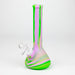 8" Tricolor silicone beaker water bong [71-Top13] Resin · Silicone · Plastic Bong Canadian Distributor GR/PR/OR