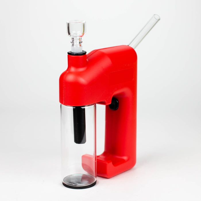 POWER BUBBLER [LQN0015] Resin · Silicone · Plastic Bong Canadian Distributor Red