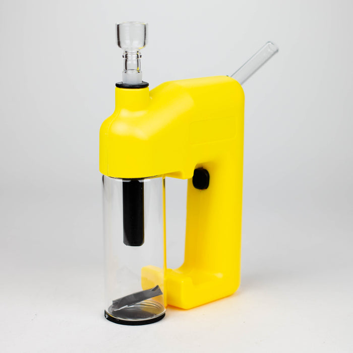 POWER BUBBLER [LQN0015] Resin · Silicone · Plastic Bong Canadian Distributor Yellow