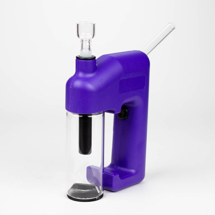 POWER BUBBLER [LQN0015] Resin · Silicone · Plastic Bong Canadian Distributor Purple