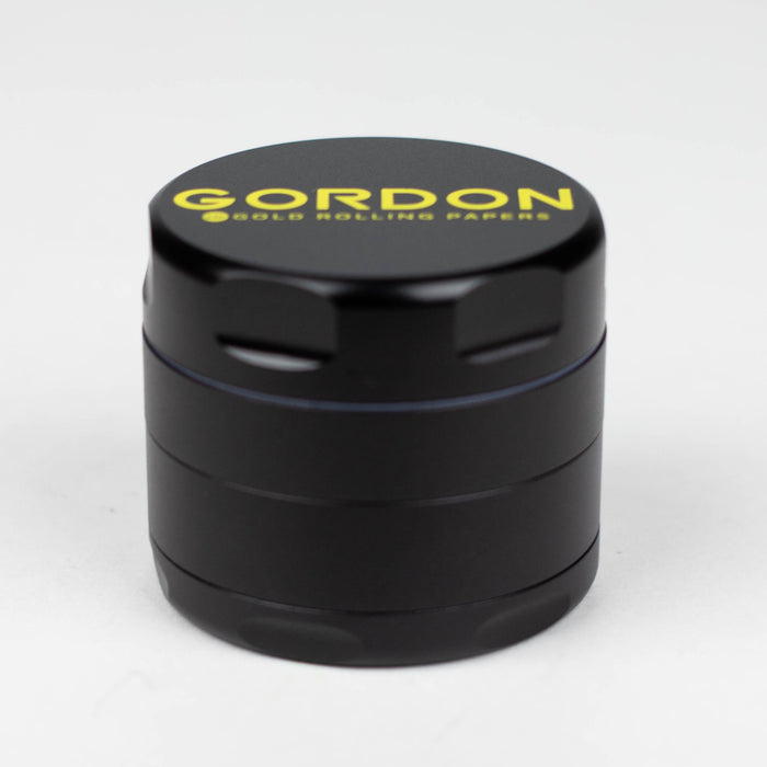 GORDON | 4 Lay Aluminum Alloy Herb Grinder Box of 6 [CNHC500-Gordon] Display Pack Canadian Distributor