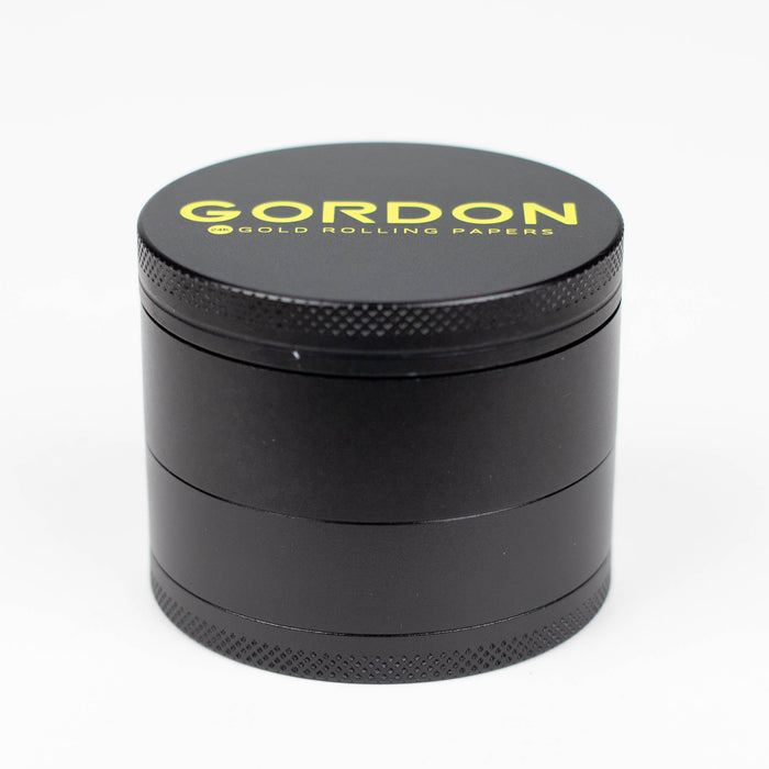 GORDON | 4 Lay Aluminum Alloy Herb Grinder Box of 6 [CNM63-4-Gordon] Display Pack Canadian Distributor