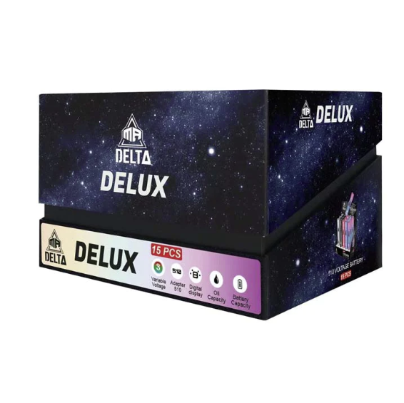 MR DELTA | DELUX 510 Thread Cartridge Battery Box of 15 One Wholesale MR DELTA | DELUX 510 Thread Cartridge Battery Box of 15 One Wholesale