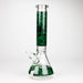 Infyniti | 14" Skull beaker 7 mm glass bong [ GP1736 ] Glass Bong ONE Green