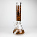 Infyniti | 14" Skull beaker 7 mm glass bong [ GP1736 ] Glass Bong ONE Orange