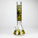 Infyniti | 14" Skull beaker 7 mm glass bong [ GP1736 ] Glass Bong ONE Yellow