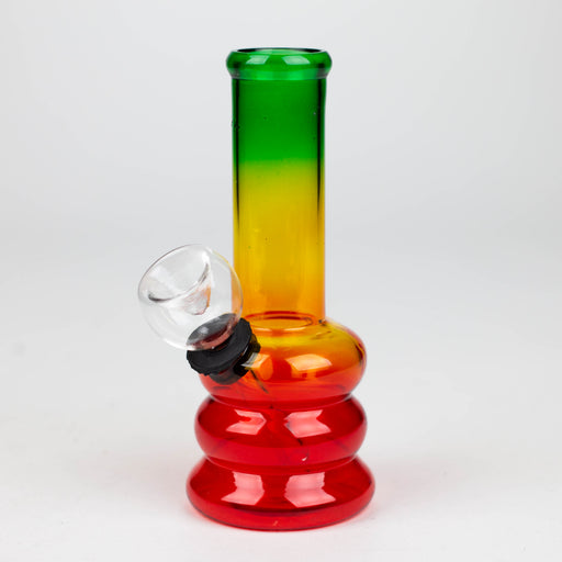 5" Rasta glass water bong [GP1864] Glass Bong ONE GP1864BMP